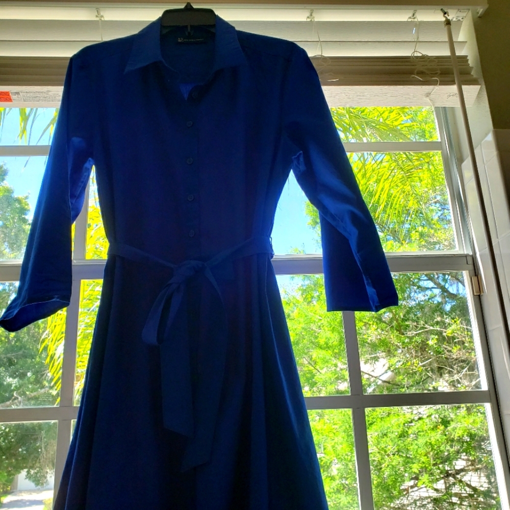 Cobalt Blue New York and Co. Dress L